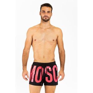 Moschino Polyester Swim Shorts Men Fuchsia Swimwear
